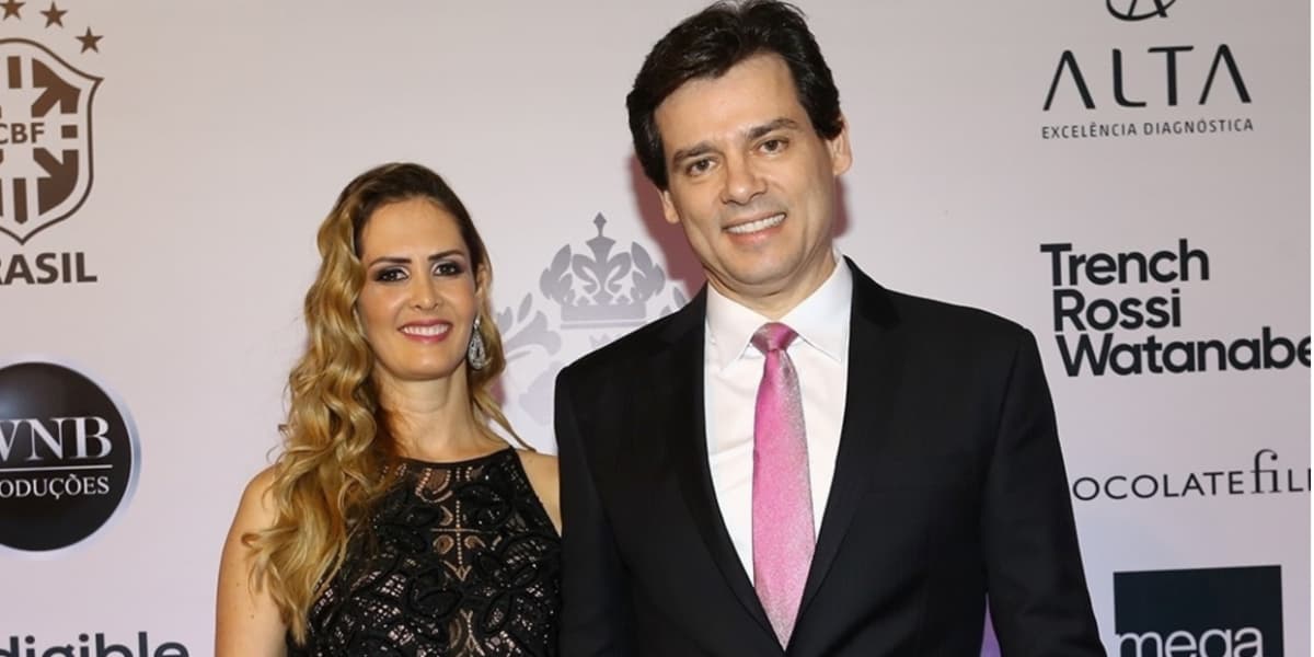 Celso Portiolli e a esposa Suzana Marchi (Foto: Reprodução)