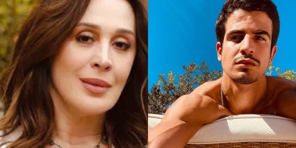 Enzo Celulari, filho de Claudia Raia, mostra sobrinho