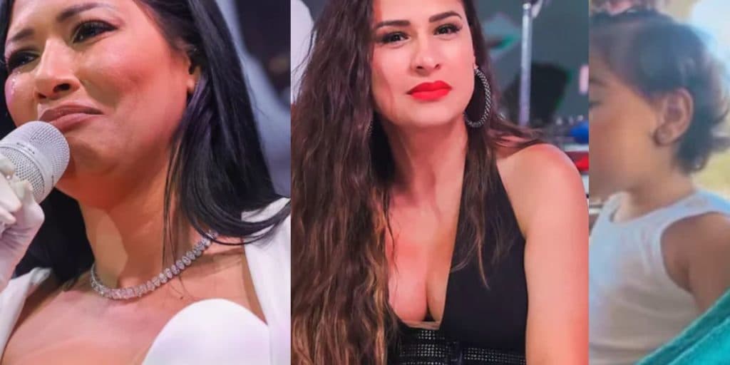 Simone surge com o marido e divulga foto rara da filha