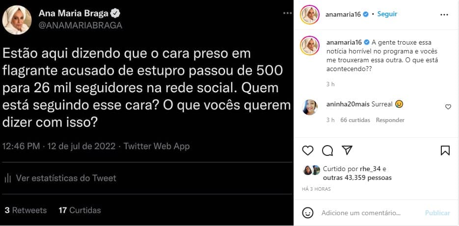 Ana Maria Braga expõe atitude e detona sem dó - Foto: Reprodução Ana Maria Braga expõe atitude e detona sem dó - Foto: Reprodução