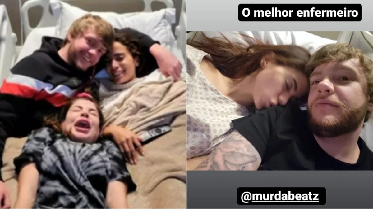 Anitta surge em hospital acompanhada da amiga GKay e do namorado Anitta surge em hospital acompanhada da amiga GKay e do namorado
