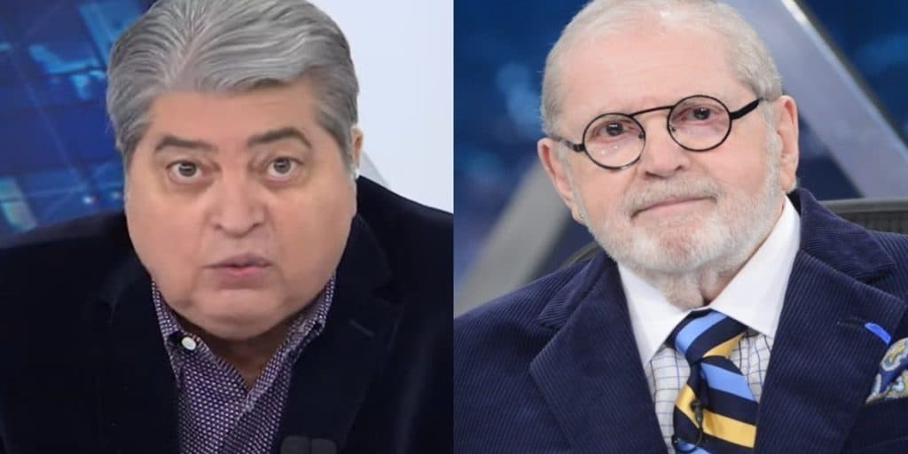 Dias antes da partida de Jô Soares, Datena entrou ao vivo na Band, deu notícia triste do apresentador e comoveu o público