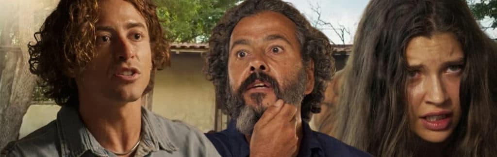 Pantanal - Na força do ódio, Jove pira e exige que pai derrube a tapera de Juma: "Maldita"