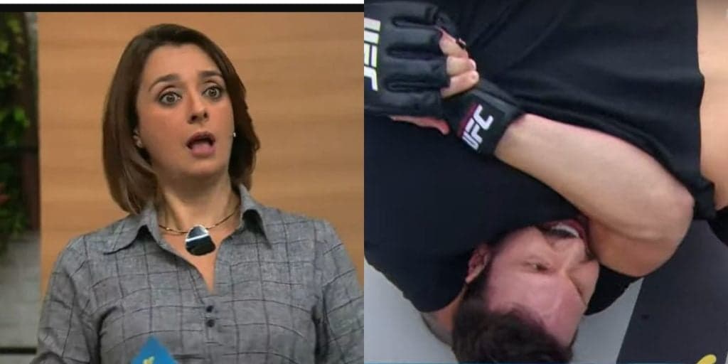 Catia Fonseca vê colunista protagonizar 'luta' na Band e se desespera: "Pelo amor de Deus, menino"