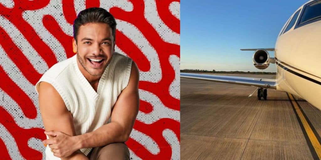 Wesley Safadão choca ao mostrar parte interna de jatinho particular de luxo avaliado em R$ 14 milhões: 'Hoje tem'