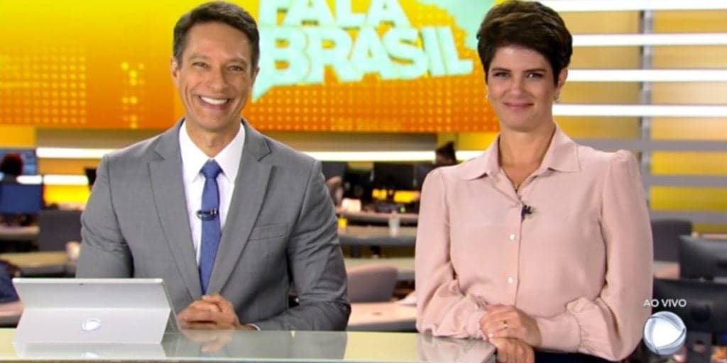 Fala Brasil mostra Mariana Godoy e seu novo colega de bancada