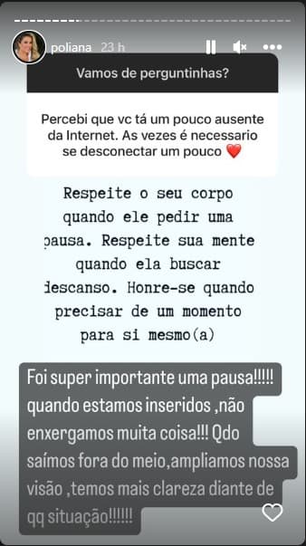 Poliana Rocha expõe sumiço da internet - Foto: Reprodução Poliana Rocha expõe sumiço da internet - Foto: Reprodução