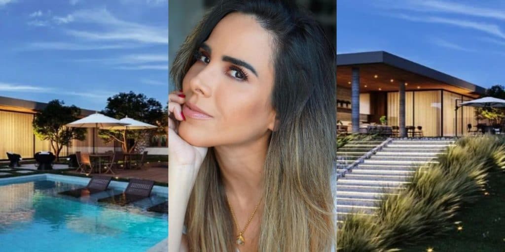 Essa é a mansão luxuosa de 2.900 M² de Wanessa Camargo com: piscina enorme e área externa gigantesca