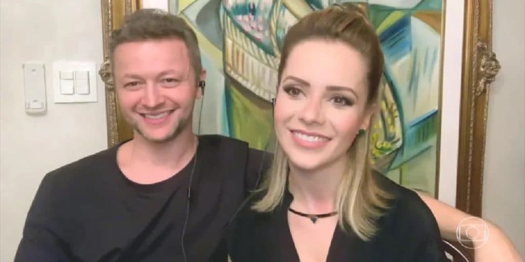 Lucas, marido de Sandy, mostra reunião e 'alfineta' Fernanda Gentil: "Não me lembro de nada disso pra ti"
