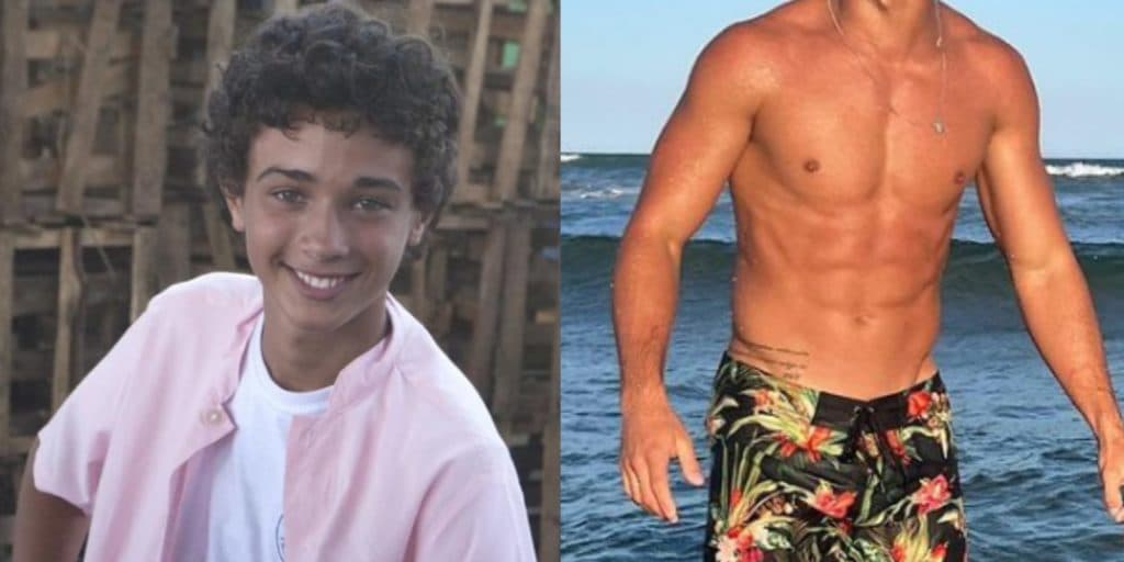 Ator mirim que fazia Cridinho em Passione, cresceu e se tornou um verdadeiro homão de arrancar elogios
