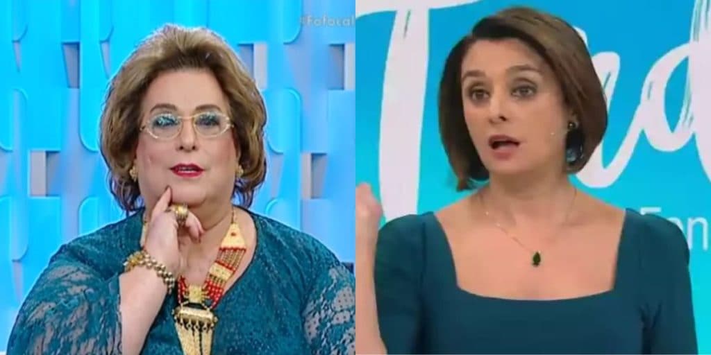 Mamma Bruschetta vai à RedeTV! e confessa briga com Catia Fonseca após mandá-la calar a boca: "Chorei"