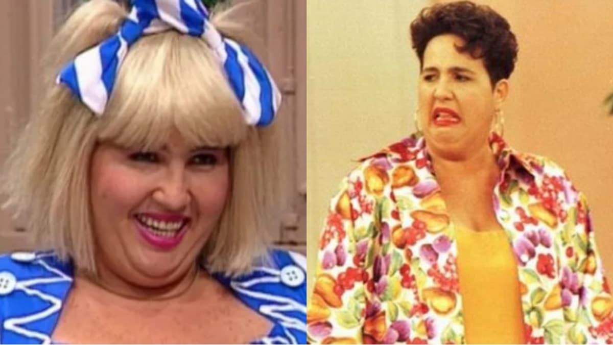 A atriz marcou como a dona Cacilda e a empregada doméstica Edileuza