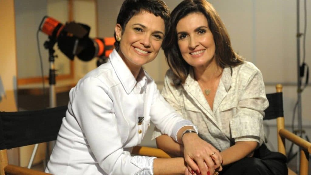 Sandra Annenberg e Fátima Bernardes (Foto: Reprodução) Sandra Annenberg e Fátima Bernardes (Foto: Reprodução)