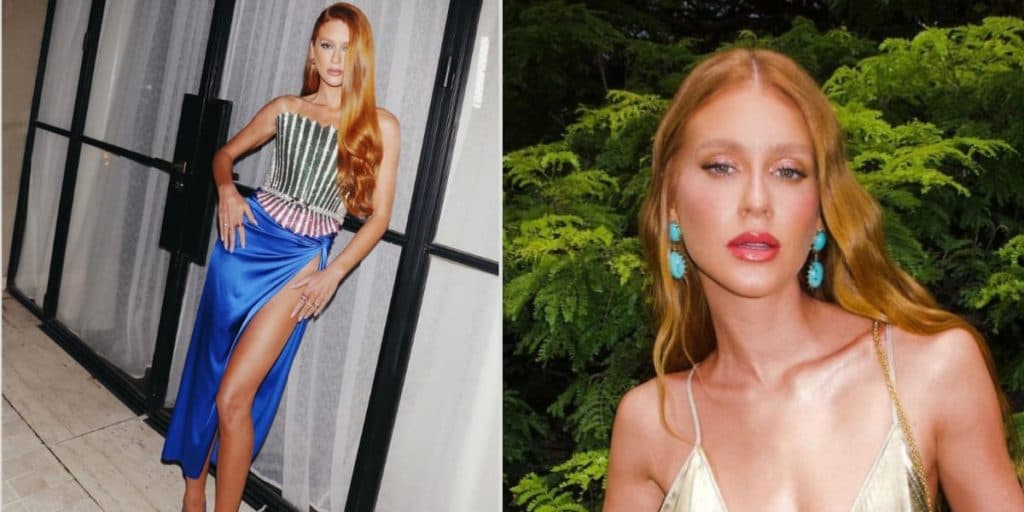 Sem sutiã e com decote generoso, Marina Ruy Barbosa prova em fotos que é uma das mais lindas do país