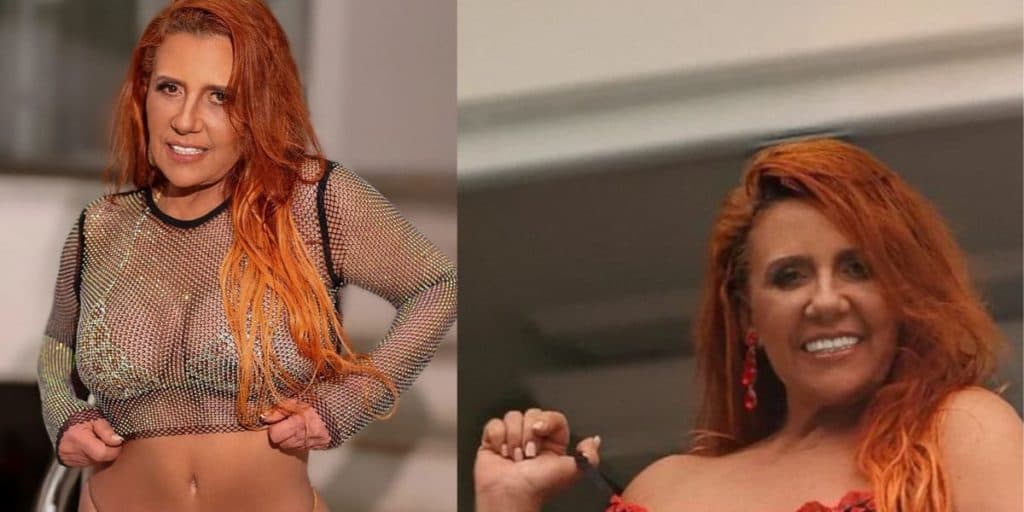 Aos 68 anos, Rita Cadillac puxa fio-dent4l fininho no limite e prova ter um dos corpos mais lindos do país