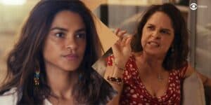 Núbia e Brisa em Travessia (Foto: Reprodução / Globo)