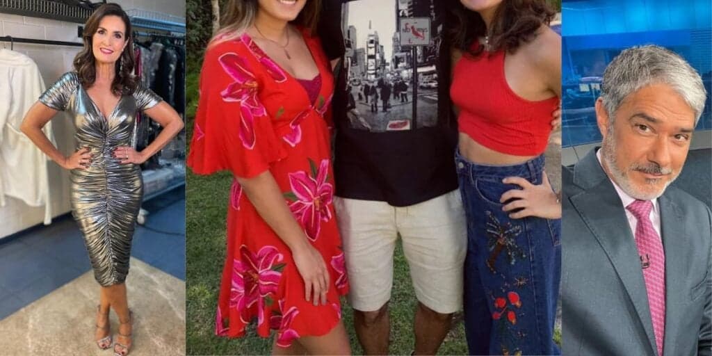 Assim estão os trigêmeos de Fátima Bernardes e William Bonner hoje, aos 25 anos, lindos igual os pais