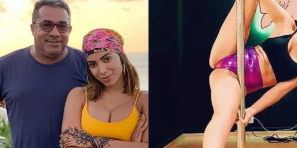 Pai de Anitta, aos 58 anos, exibe fotos com nova namorada novinha e corpão da moça impressiona