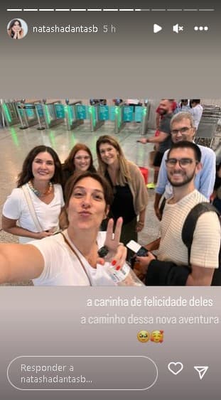 Esposa de William Bonner, Natasha Dantas, surgiu ao lado de Fátima Bernardes (Foto: Reprodução/ Instagram) Esposa de William Bonner, Natasha Dantas, surgiu ao lado de Fátima Bernardes (Foto: Reprodução/ Instagram)