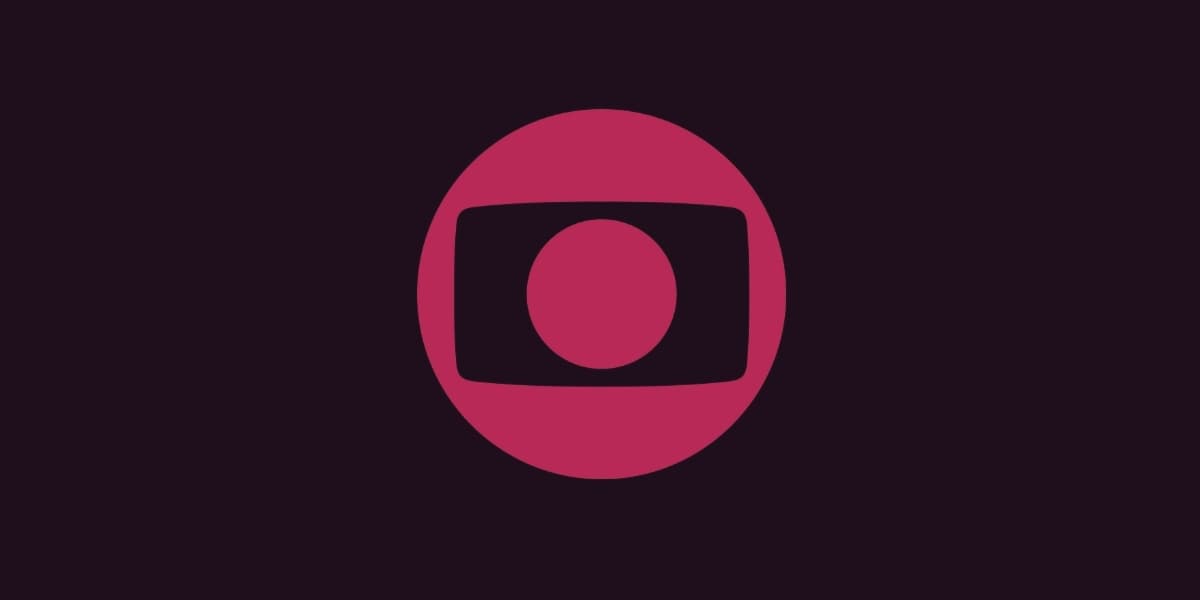 logo da globo rosa em um fundo roxo escuro logo da globo rosa em um fundo roxo escuro