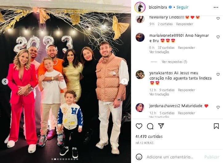 Neymar surgiu na presença de sua ex-namorada, Bruna (Foto: Reprodução/ Instagram) Neymar surgiu na presença de sua ex-namorada, Bruna (Foto: Reprodução/ Instagram)