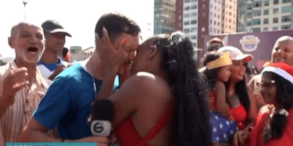 ASSÉDIO: Casado, repórter da Record é agarrado e beijado à força no meio da rua: "Não é cap@do"
