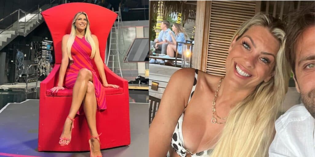 Famoso, olhos claros e barba: Renata Fan vive grande amor com um dos mais lindos do país