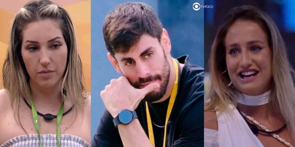 BBB23 - Cara de Sapato deixa Amanda no vácuo e flerta com Bruna Griphao: "Vou para cima"