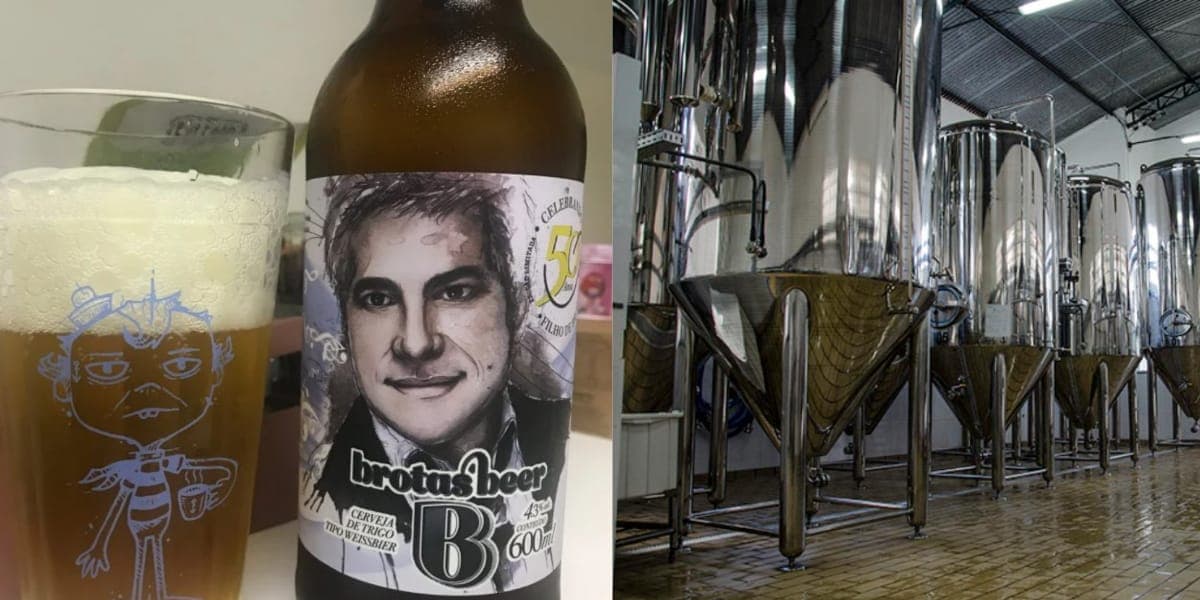 Cervejaria em Brotas, interior de São Paulo (Reprodução: Montagem TV Foco) Cervejaria em Brotas, interior de São Paulo (Reprodução: Montagem TV Foco)