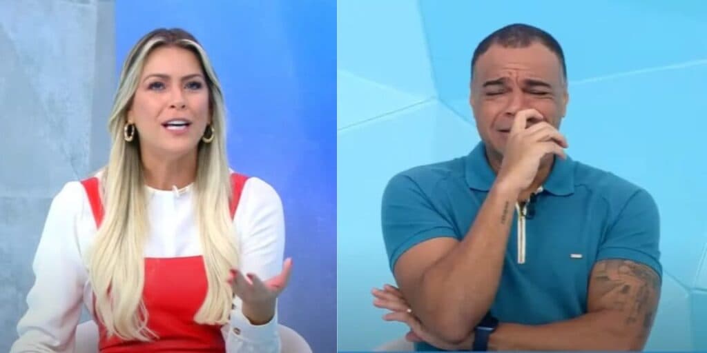 Renata Fan entrega foto de Denílson chorando no Jogo Aberto e expõe o que aconteceu: "Fora"