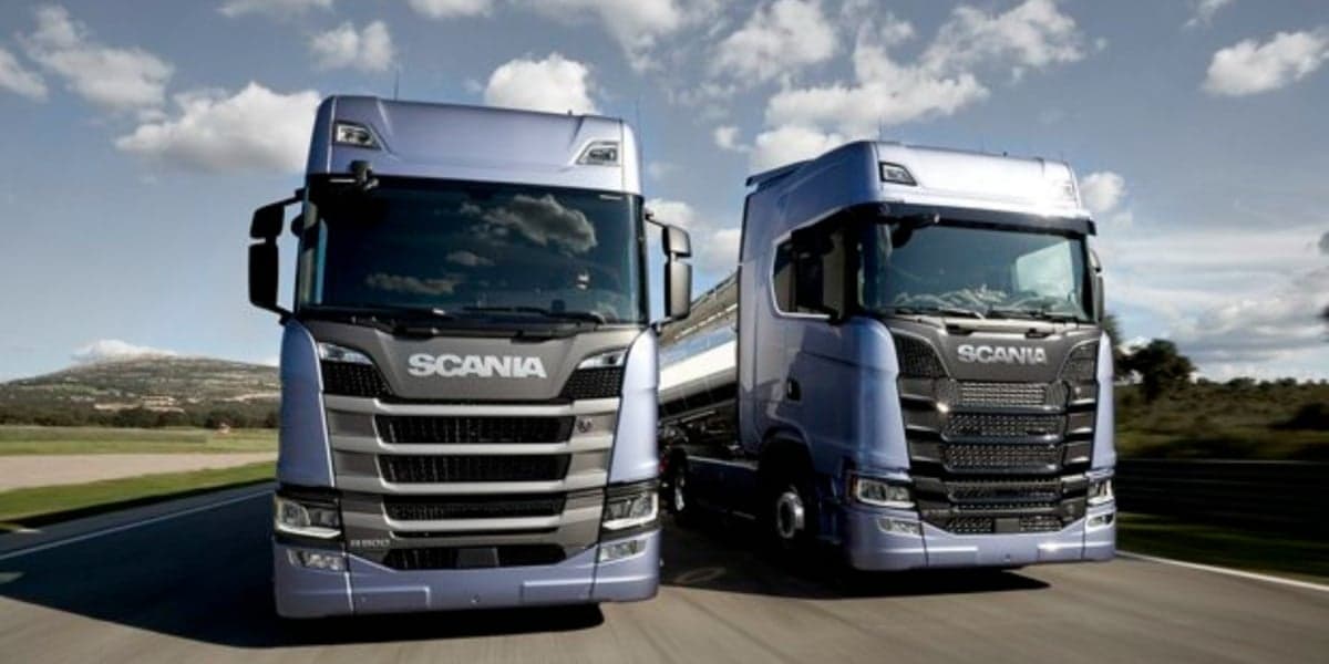 Caminhões da Scania - Foto: Reprodução/Internet Caminhões da Scania - Foto: Reprodução/Internet