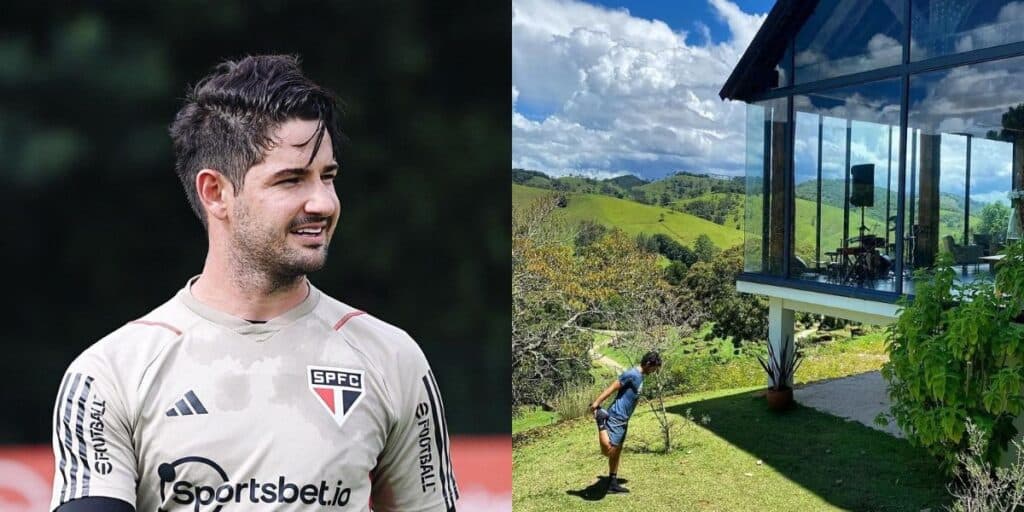 No meio do mato, academia com vista absurda e fachada de vidro: A mansão discreta onde Pato e Rebeca vivem