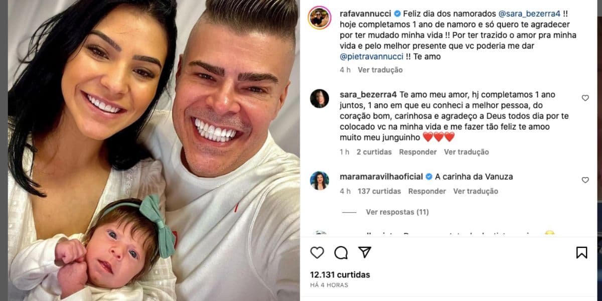 Sara, Pietra e Rafael Vanucci (Fotos: Reproduções / Instagram) Sara, Pietra e Rafael Vanucci (Fotos: Reproduções / Instagram)