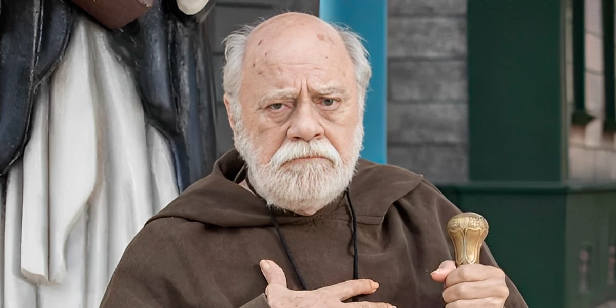 Tonico Pereira como o Frei Leão em "Amor Perfeito" (Foto: Divulgação/TV Globo) Tonico Pereira como o Frei Leão em "Amor Perfeito" (Foto: Divulgação/TV Globo)