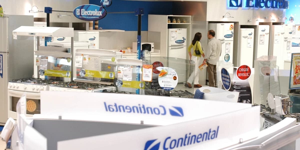 A Electrolux comprou a Continental (Foto: Reprodução/Veja) A Electrolux comprou a Continental (Foto: Reprodução/Veja)