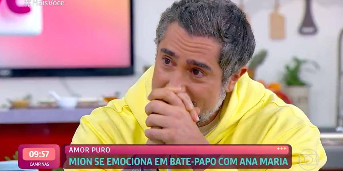 Marcos Mion não conseguiu segurar suas lágrimas ao falar de Romeo, seu filho autista (Reprodução: Globo) Marcos Mion não conseguiu segurar suas lágrimas ao falar de Romeo, seu filho autista (Reprodução: Globo)