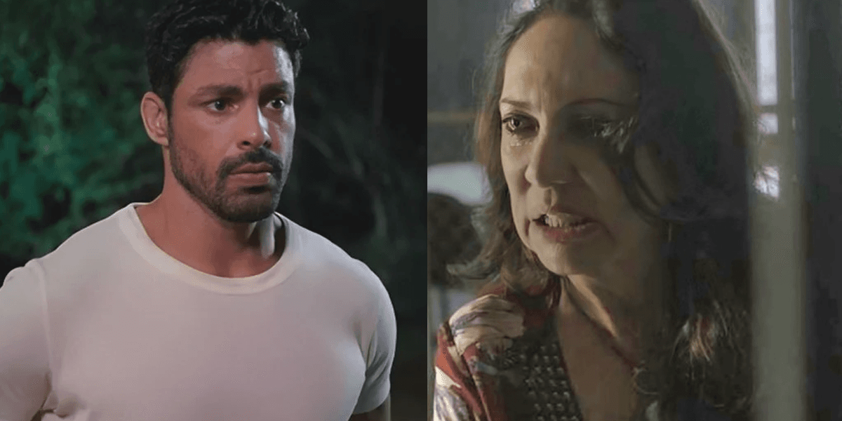 Terra e Paixão - Caio e Agatha (Foto: Reprodução, Globo) Terra e Paixão - Caio e Agatha (Foto: Reprodução, Globo)