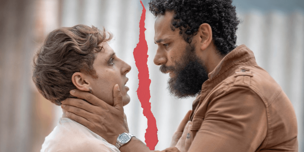 Kelvin e Ramiro em Terra e Paixão. Foto: Reprodução/Globo) Kelvin e Ramiro em Terra e Paixão. Foto: Reprodução/Globo)