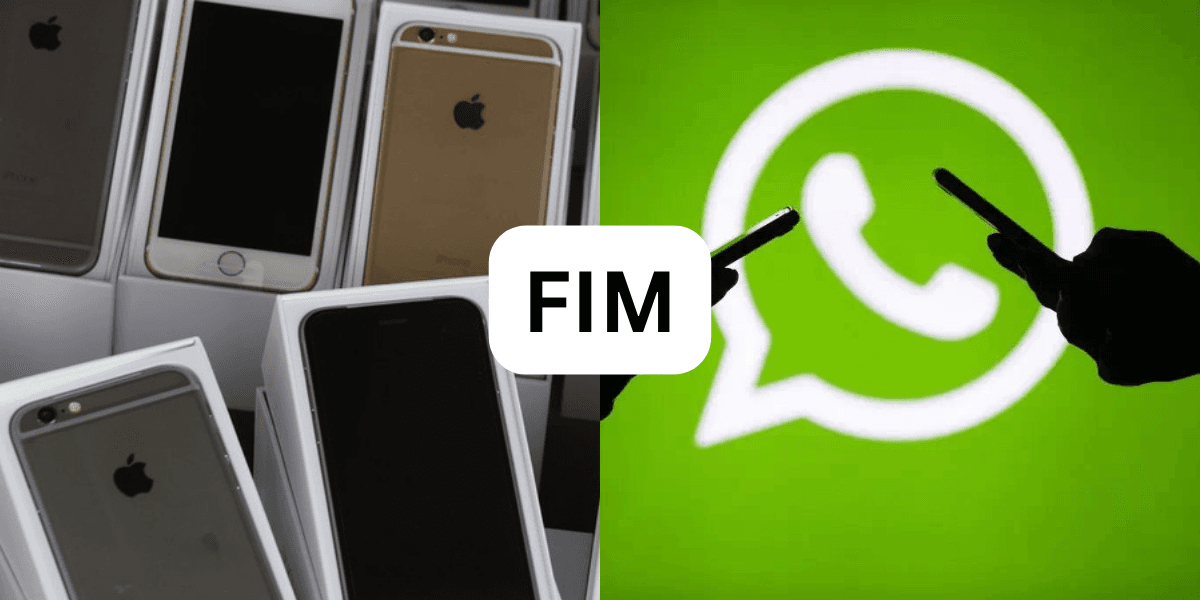 iPhones e Whatsapp. Foto: Reprodução/Internet iPhones e Whatsapp. Foto: Reprodução/Internet