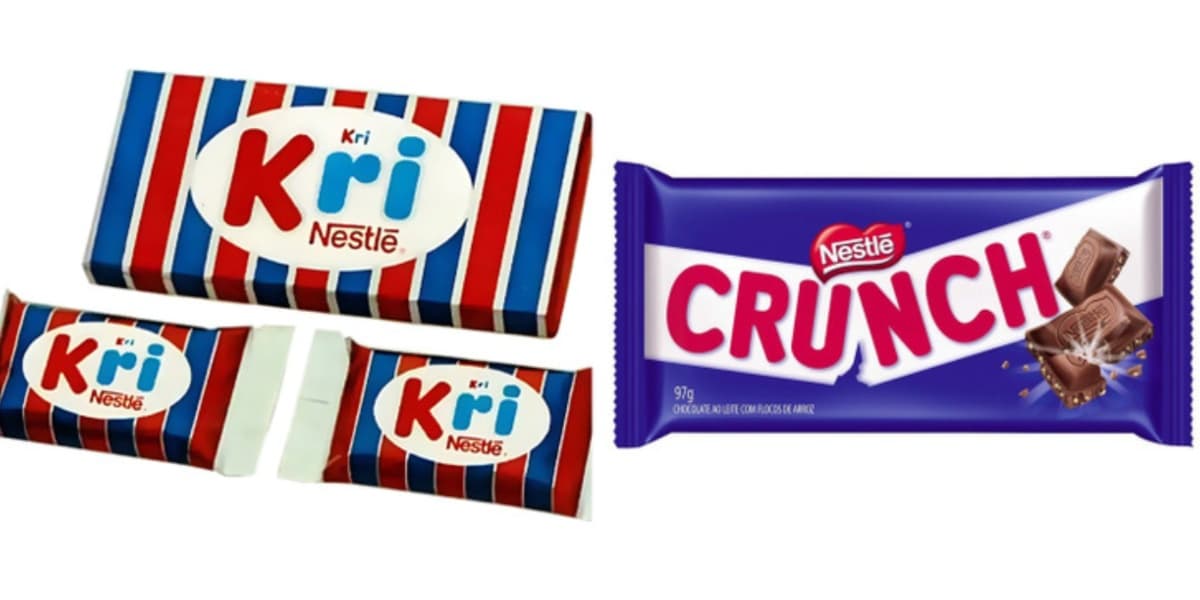 Chocolate Kri agora se chama Crunch - (Foto: Reprodução / Internet) Chocolate Kri agora se chama Crunch - (Foto: Reprodução / Internet)