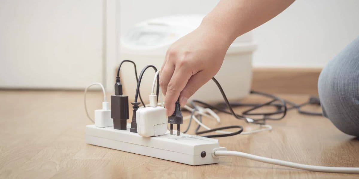 Cuidado ao conectar muitos produtos na extensão (Reprodução: Internet) Cuidado ao conectar muitos produtos na extensão (Reprodução: Internet)