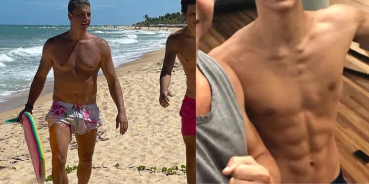 Filho de 20 anos de Márcio Garcia é tão lindo quanto o pai e mais parece a reencarnação do apresentador