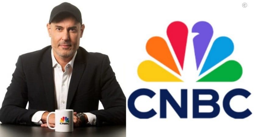 Douglas Tavolaro (à esq.) e, à direita, a logo da CNBC (Foto: Reprodução / Poder 360)
Douglas Tavolaro (à esq.) e, à direita, a logo da CNBC (Foto: Reprodução / Poder 360)