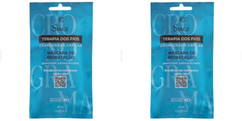 Sachet Máscara De Reconstrução Siàge Terapia dos Fios Cronograma Capilar 60ml Sachet Máscara De Reconstrução Siàge Terapia dos Fios Cronograma Capilar 60ml