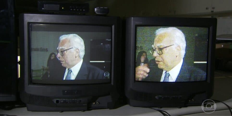 Clara diferença entre o sinal digital e o analógico (Reprodução: Globo)