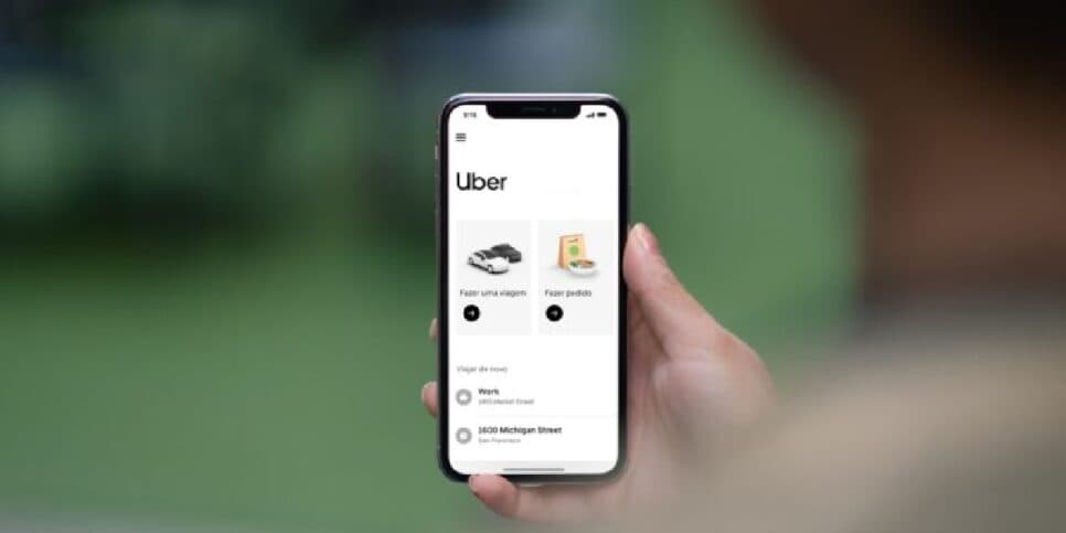 Aplicativo da Uber (Foto: Reprodução/ Internet) Aplicativo da Uber (Foto: Reprodução/ Internet)