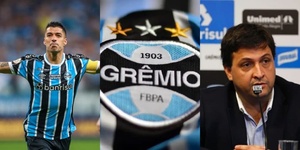 R$6,5 bilhões: O maior contrato da história garantido por Guerra no Grêmio para superar Suárez de vez
