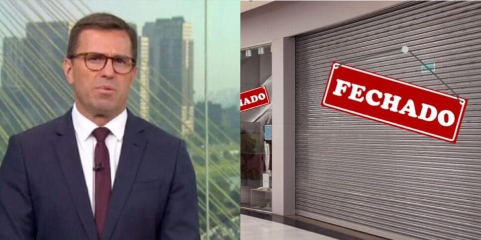 "Decreto de falência", Bocardi interrompe Globo e confirma fechamento definitivo de varejista popular
