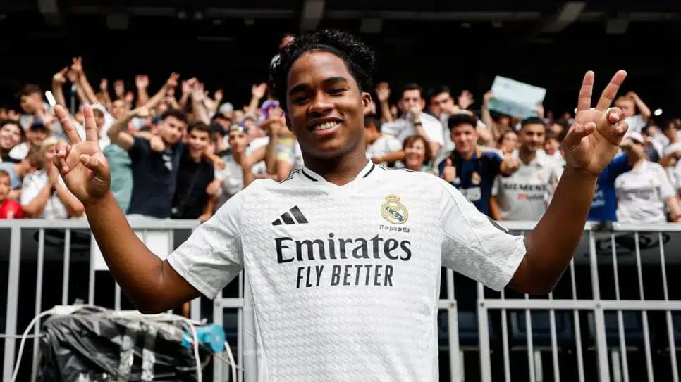 Endrick é contratado do Real Madrid (Foto: Reprodução / Internet) Endrick é contratado do Real Madrid (Foto: Reprodução / Internet)