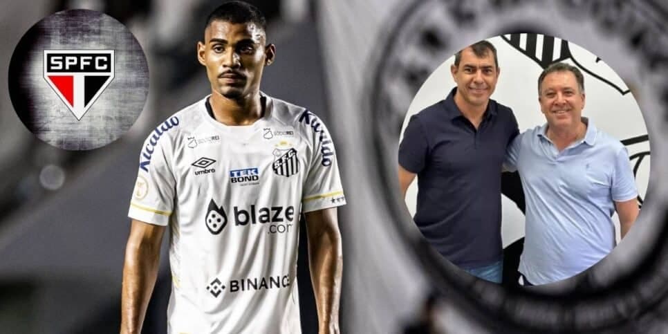 R$19M e substituto de Joaquim: Teixeira arromba os cofres pra arrancar craque do São Paulo pra Carille no Santos